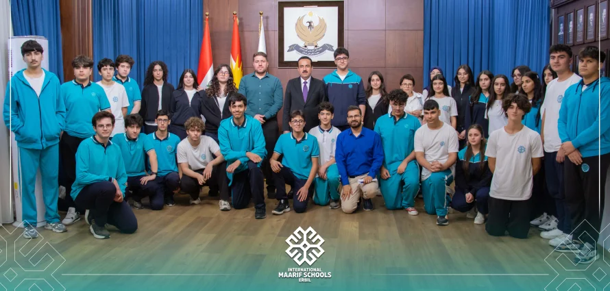 Our Students Visited Governor Mr. Omed Khosnaw